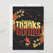 "Herbstfest: Feiern Sie Erntedank mit uns" Einladung (Rückseite)