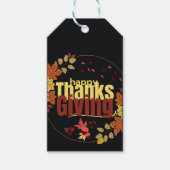 "Herbstfest: Feiern Sie Erntedank mit uns" Geschenkanhänger (Vorderseite)