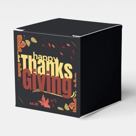 "Herbstfest: Feiern Sie Erntedank mit uns" Geschenkschachtel (Vorderseite)