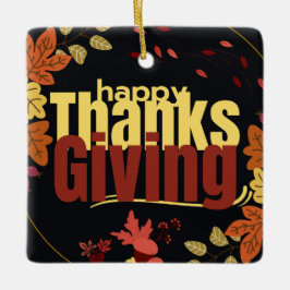 "Herbstfest: Feiern Sie Erntedank mit uns" Keramikornament