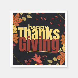 "Herbstfest: Feiern Sie Erntedank mit uns" Serviette