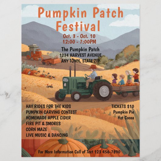 Herbstfest Flyer (Vorne)