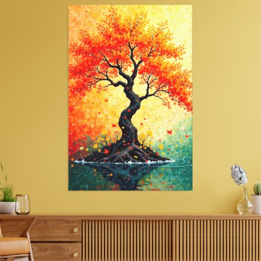 Herbstfest Leinwanddruck (Insitu (Wohnzimmer))