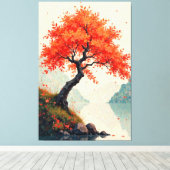 Herbstfest Leinwanddruck (Insitu (Holzboden))