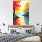 Herbstfest Leinwanddruck (Insitu (Schlafzimmer))