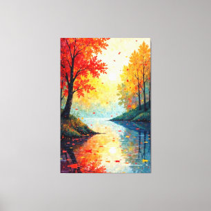 Herbstfest Leinwanddruck