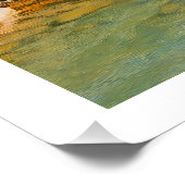 Herbstfest mit Lila Blüten Leinwand Kunst Poster (Ecke)