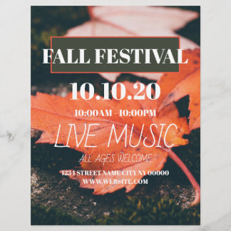 Herbstfest-Party-Poster Flyer