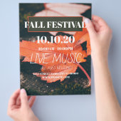 Herbstfest-Party-Poster Flyer (Hand)