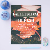 Herbstfest-Party-Poster Flyer (Einzeln)