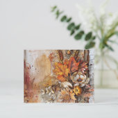 Herbstfest Postkarte (Stehend Vorderseite)