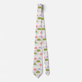 Herbstfest Raintag mit Schirmmuster Krawatte (Vorderseite)