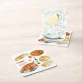 Herbstfest Rechteckiger Pappuntersetzer (Vor Ort)