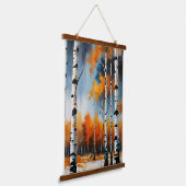 Herbstfest Wandteppich Mit Holzrahmen (Gewinkelt)