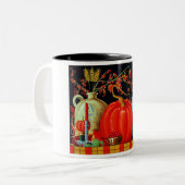 Herbstfest Zweifarbige Tasse (Vorderseite Links)