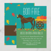 Herbstfestival - Brandstiftung Party Einladungen (Vorne/Hinten)