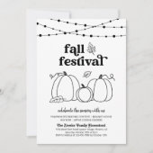 Herbstfestival - Einladung (Vorderseite)