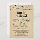 Herbstfestival - Einladung (Vorderseite)