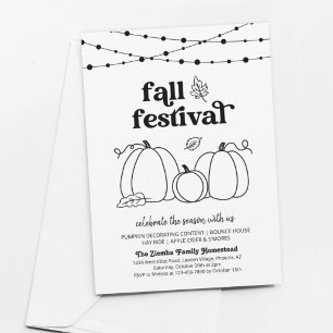 Herbstfestival - Einladung