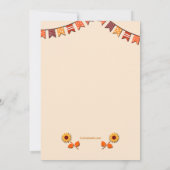 Herbstfestival Einladung (Rückseite)