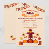 Herbstfestival Einladung (Vorne/Hinten)