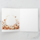 Herbstfestival Karte (Innenseite)