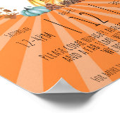 Herbstfestival PTO PTA Spendenaktion Poster (Ecke)