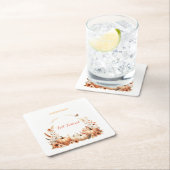 Herbstfestival Rechteckiger Pappuntersetzer (Vor Ort)