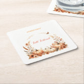 Herbstfestival Rechteckiger Pappuntersetzer (angewinkelt)