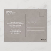 Herbstfestival Wassercolor Einfache Pumpkin Gourme Postkarte (Rückseite)