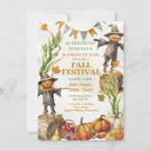 Herbstfestivals Party Religiöse Organisation Einladung (Vorderseite)