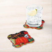 Herbstfestliche antike Malerei Pumpkin Dekoration Untersetzer (Vor Ort)