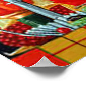 Herbstfesttisch Poster (Ecke)