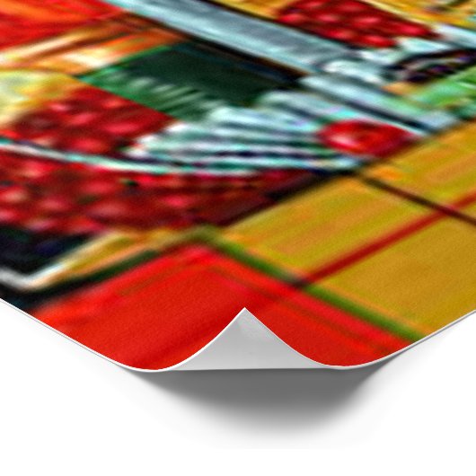 Herbstfesttisch Poster (Ecke)