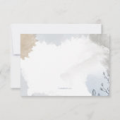 Herbstfeuer Beileid Dankeschön Karte (Rückseite)