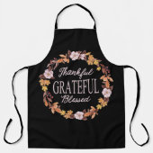 Herbstfeuer dankbar dankbar, gesegnet schürze (Vorderseite)