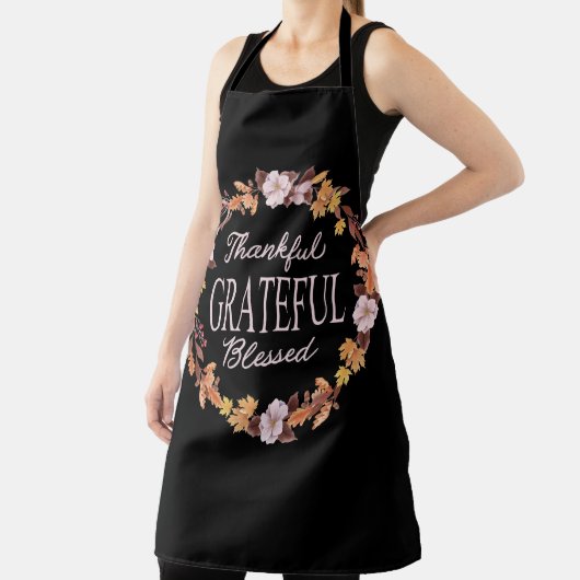 Herbstfeuer dankbar dankbar, gesegnet schürze (InSitu)