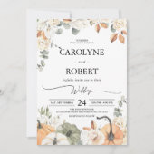 Herbstfeuer Einladung (Vorderseite)