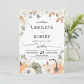 Herbstfeuer Einladung (Stehend Vorderseite)