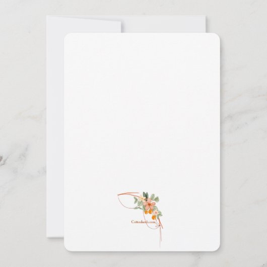 Herbstfeuer Einladung (Rückseite)