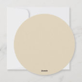 Herbstfeuer | Erntedank - Abendessen Einladung (Rückseite)