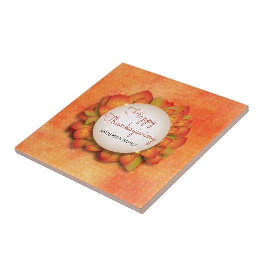 Herbstfeuer Fliese (Seite)