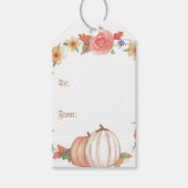 Herbstfeuer Geschenkanhänger (Vorderseite)