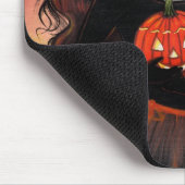 Herbstfeuer Halloween Mousepad (Ecke)