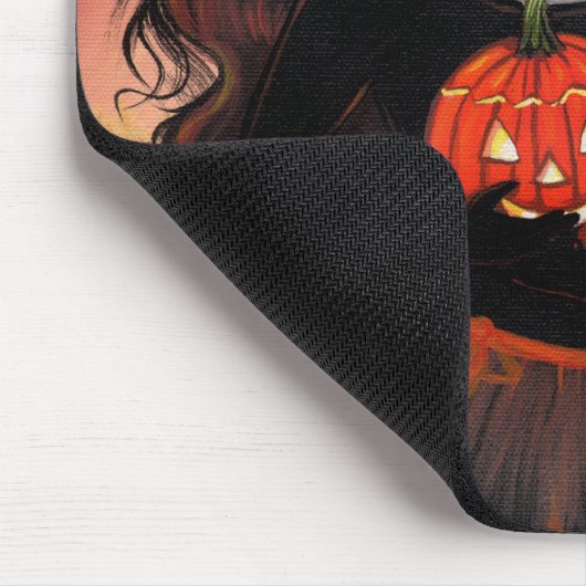 Herbstfeuer Halloween Mousepad (Ecke)