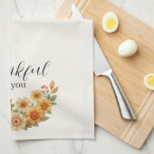 Herbstfeuer - Herbst Erntedank Geschirrtuch (Viertel Falte)