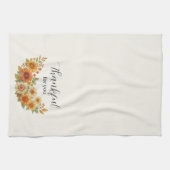 Herbstfeuer - Herbst Erntedank Geschirrtuch (Horizontal)