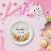 Herbstfeuer - Herbst Erntedank Pappteller (Party)