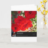 Herbstfeuer Karte (Gelbe Blume)