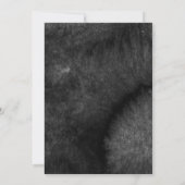 Herbstfeuer | Moderne Hochzeit Einladung (Rückseite)